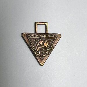 Vintage North American Fishing Club 1/2" Pendant